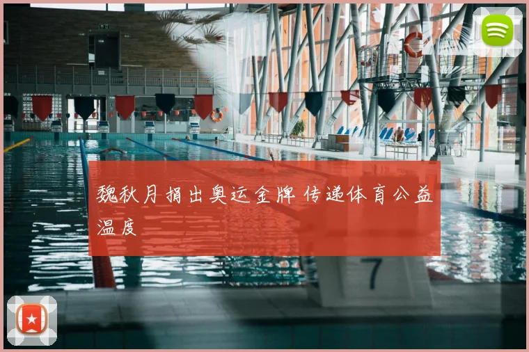 魏秋月捐出奥运金牌 传递体育公益温度